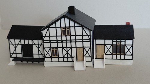 Bausatz bahnhof badhaim - bahnhof,
