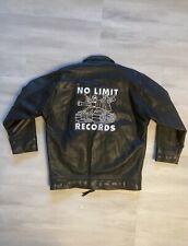 NO LIMIT RECORDS Lederjacke MASTER P Leather Jacket The Movement Größe Size L