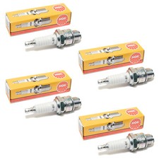 Zündkerze 4 X NGK B4H 4110 Forst Hako Honda Rasenmäher Trecker Traktor Gutbrod