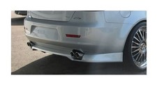 Heckdiffusor Heckansatz Diffusor Ansatz Tuning für Alfa Romeo 159 4 Rohr