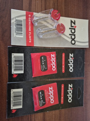 Zippo feuerstein und docht - und,