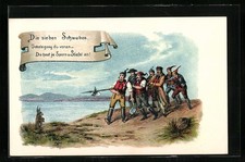 Ansichtskarte Die sieben