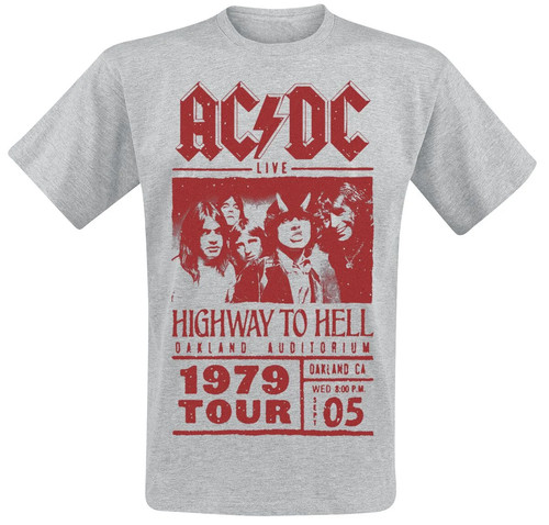 Acdc shirt herren highway - acdc,