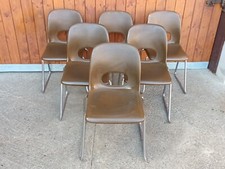 6x Designer Stapelstühle