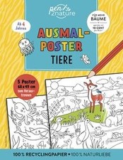 Ausmalposter Tiere: 5 wimmelige XXL-Poster im Forma... | Buch | Zustand sehr gut
