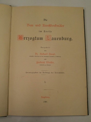 Die bau und kunstdenkmäler - die, bau-