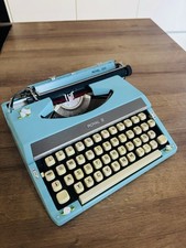 Schreibmaschine Typewriter Vintage Royal 200 Mint/Türkis/blau