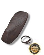 SitzbankBezug+Riemen Vespa GT 125  GTS Granturismo  2002-2006 Dunkel Braun