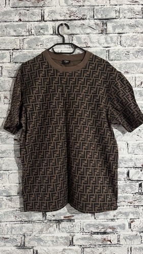 Fendi tshirt herren - braun, l