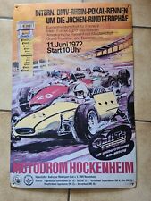 Blech Bild Motodrom Hockenheim 1972 Jochen Rindt Trophäe