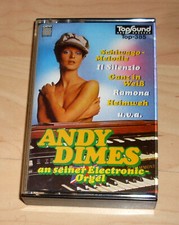 Musik Kassette MC - Andy Dimes an seiner Elektronic-Orgel