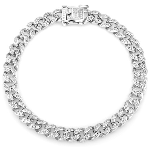 Panzerarmband 7mmzirkonia - panzerarmband,