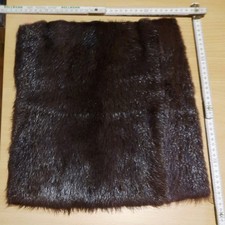 Echtes Fell Rest Nutria braun
