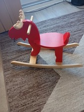 Schaukelpferd Elch Ikea Holz