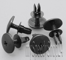 10 x Wasserabweiser Windlauf Befestigung Clips für VW GOLF 3, GOLF3 CABRIO VENTO