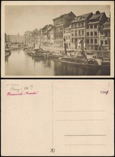 Ansichtskarte Berlin Spreekanal mit Dampfschlepper 1940