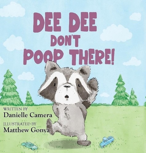 Dee don poop there - don't, by