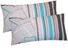 2er Pack Seersucker Kissenbezug Kissenhülle Dekokissen Bezug 40x80 100%Baumwolle