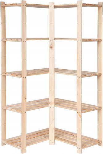 Holzregal eckregal 170x83x38 - eckregal,
