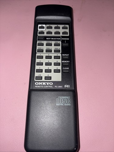 Onkyo 289c remote - onkyo,