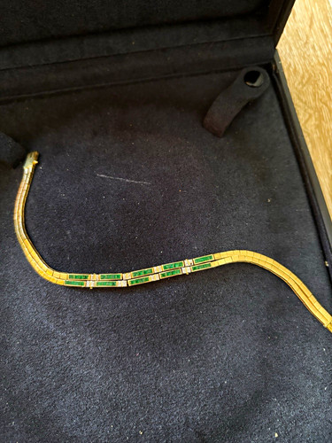 Armband aus 585er - gold, mit