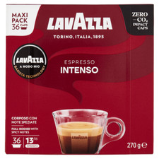 36 KAPSELN KAFFEE LAVAZZA A MODO MIO INTENSO ORIGINAL ITALIENISCH KAFFEE