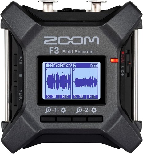 Zoom field recorder kanal - zoom, f3