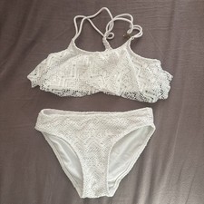 Mädchen Bikini 134/140 Weiß
