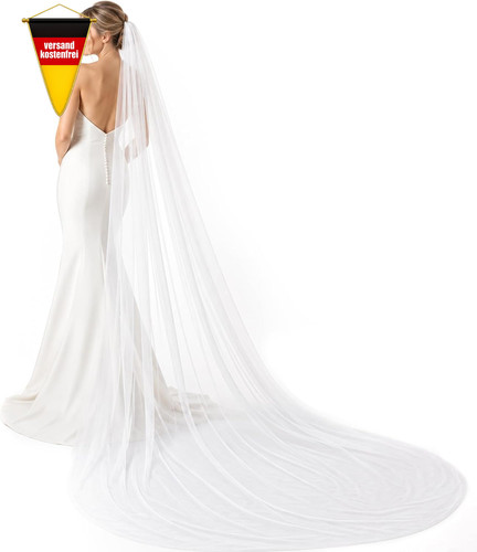 300cm lang brautschleier - 300cm,