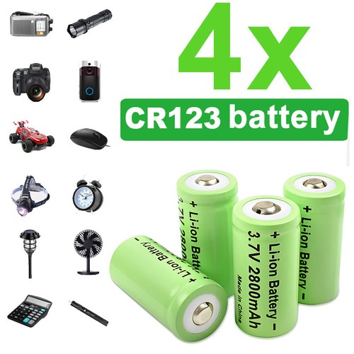 Cr123 akku cr123a rcr123a - 3.7v,