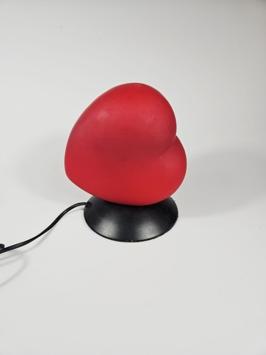 Vintage herz tischlampe rot - vintage,