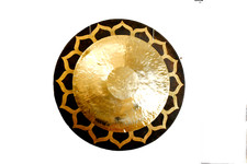 Feng Gong - Wind-Gong - Lotus Design - Bronze - 34" / 85 cm ⌀ - für Klangmassage