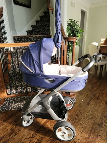 Stokke crusi stroller navy - stokke,