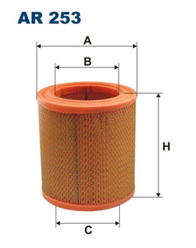 Filtron luftfilter 253 - luftfilter,