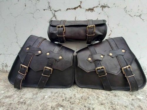 Motorrad satteltaschen leder - motorrad,