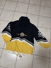 Vintage Bogner Anorak Wasmeier XS wie Gr 42 Gelb Schwarz Weiß Damen Schneehemd