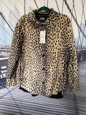 ZARA FAKE  FELL FUR  JACKE