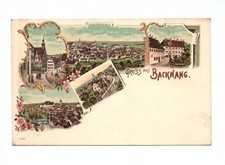 Litho Ak Gruss aus Backnang