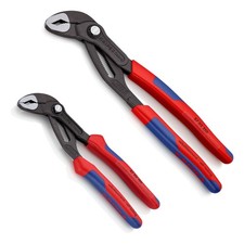 KNIPEX Cobra-Wasserpumpenzangen-Satz - 2-tlg. Zangen-Set - 87 02 180/250 mm