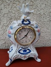 Kaminuhr Tischuhr Porzellan