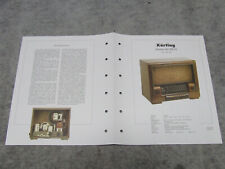 Schaltplan für Röhrenradio Radio Körting Amatus 40WK/D von 1939 Rundfunkmuseum