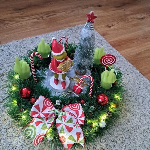 Grinch adventskranz - grinch,