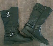 Reitstiefel Schwarz Dreampairs