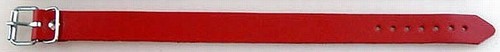 Rote leder riemen 1 - rote, x