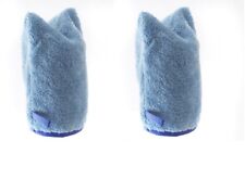 2X WASCHHANDSCHUH Microfaser Mikrofaser Handschuh Autowaschhandschuh Reinigung