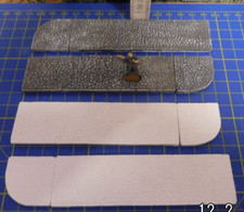 1:72 Diorama: 4 unbemalte Gehwegteile  143 x 31 x 3 mm Gehweg Kopfsteinpflaster