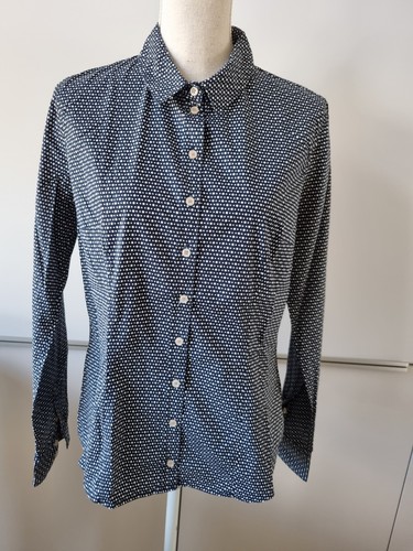 Flame bluse dunkelblau weiße - flame,