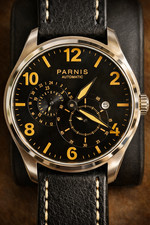 Parnis Pilot Automatik Uhr