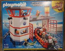 PLAYMOBIL City Action 5539 - Küstenwachstation mit Leuchtturm OVP