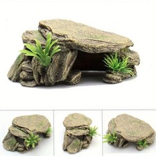 Aquarium Schildkröten Dekoration Terrassen Künstliche Shelter Ornament